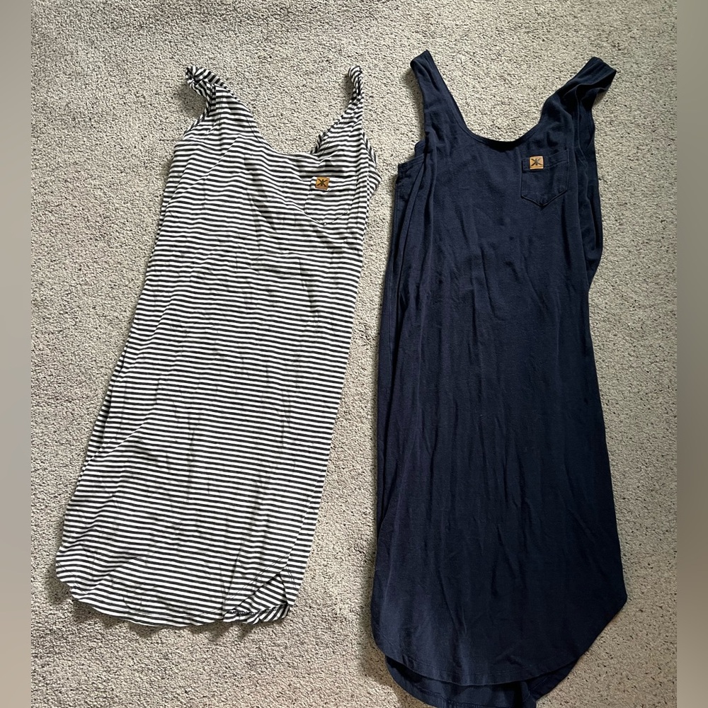 Brok Boys Striped and Solid Sleeveless Dresses